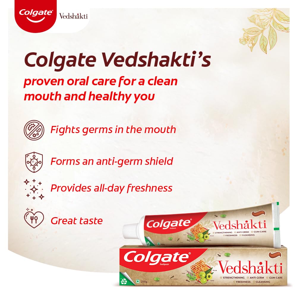 Colgate Swarna Vedshakti - 200g (Pack of 3)