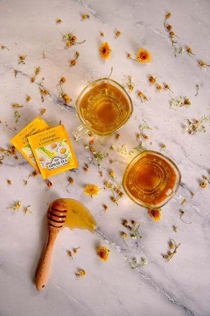 Ahmad Teas - Camomile & Lemongrass 1.4oz - 20 Tea Bags, Brown