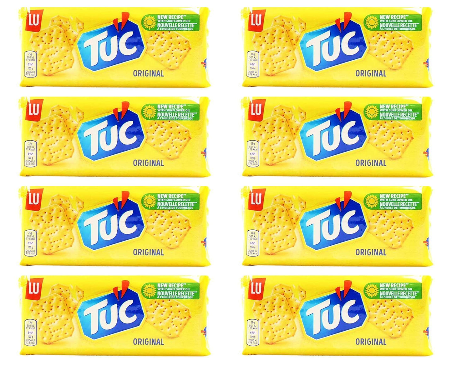 Lu Tuc Crackers Original 3.5 oz From France Pack of 8