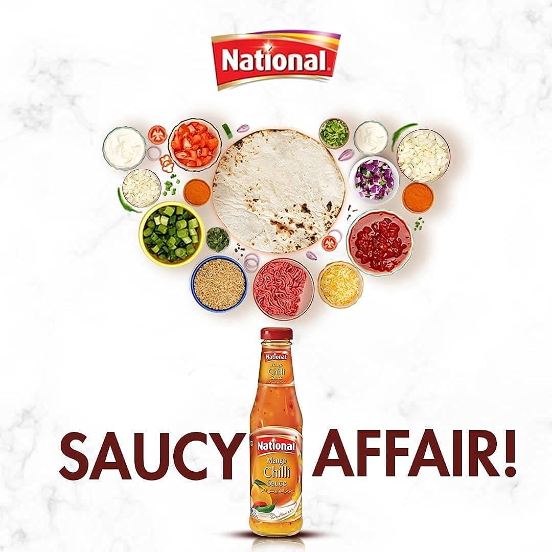 National Mango Chilli Sauce 800 gms - Sauce & Ketchup