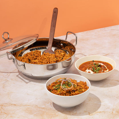 Vinod Kadai St. Steel with lid 26 cms 4 Litres
