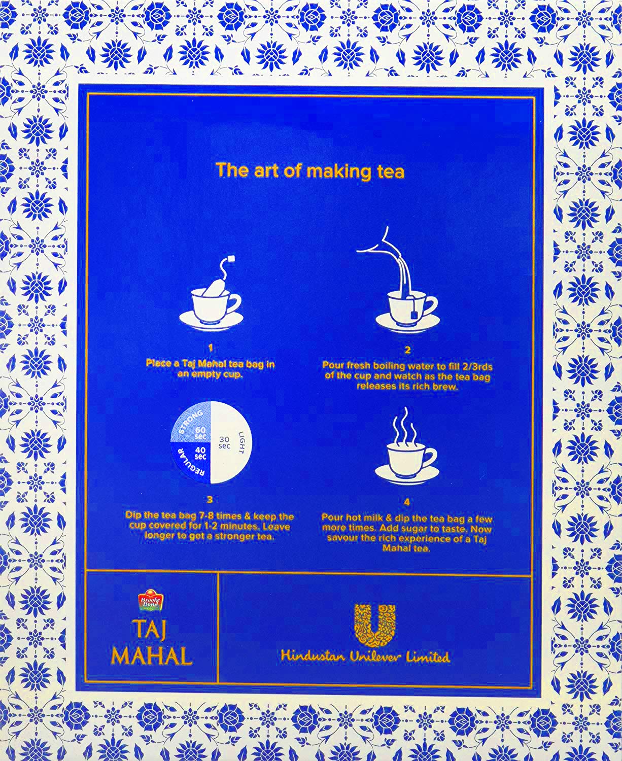 Taj Mahal 100 teabags