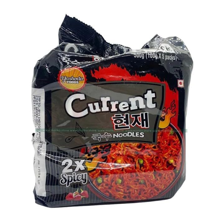 Current 2X Spicy noodles (100gm*5) pack