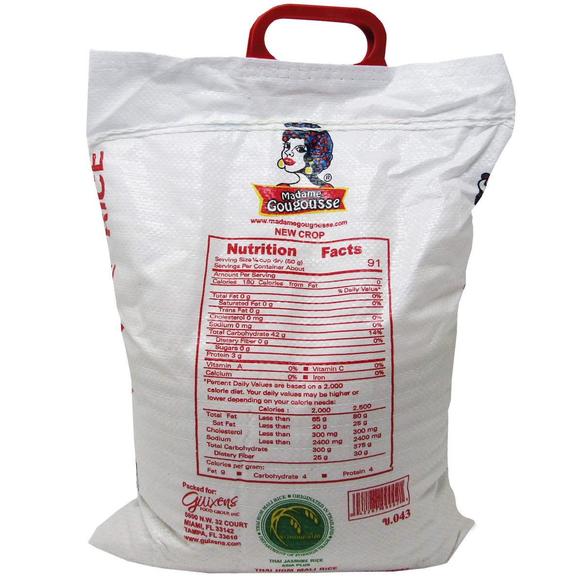 MADAME GOUGOUSSE JASMINE RICE 10lbs