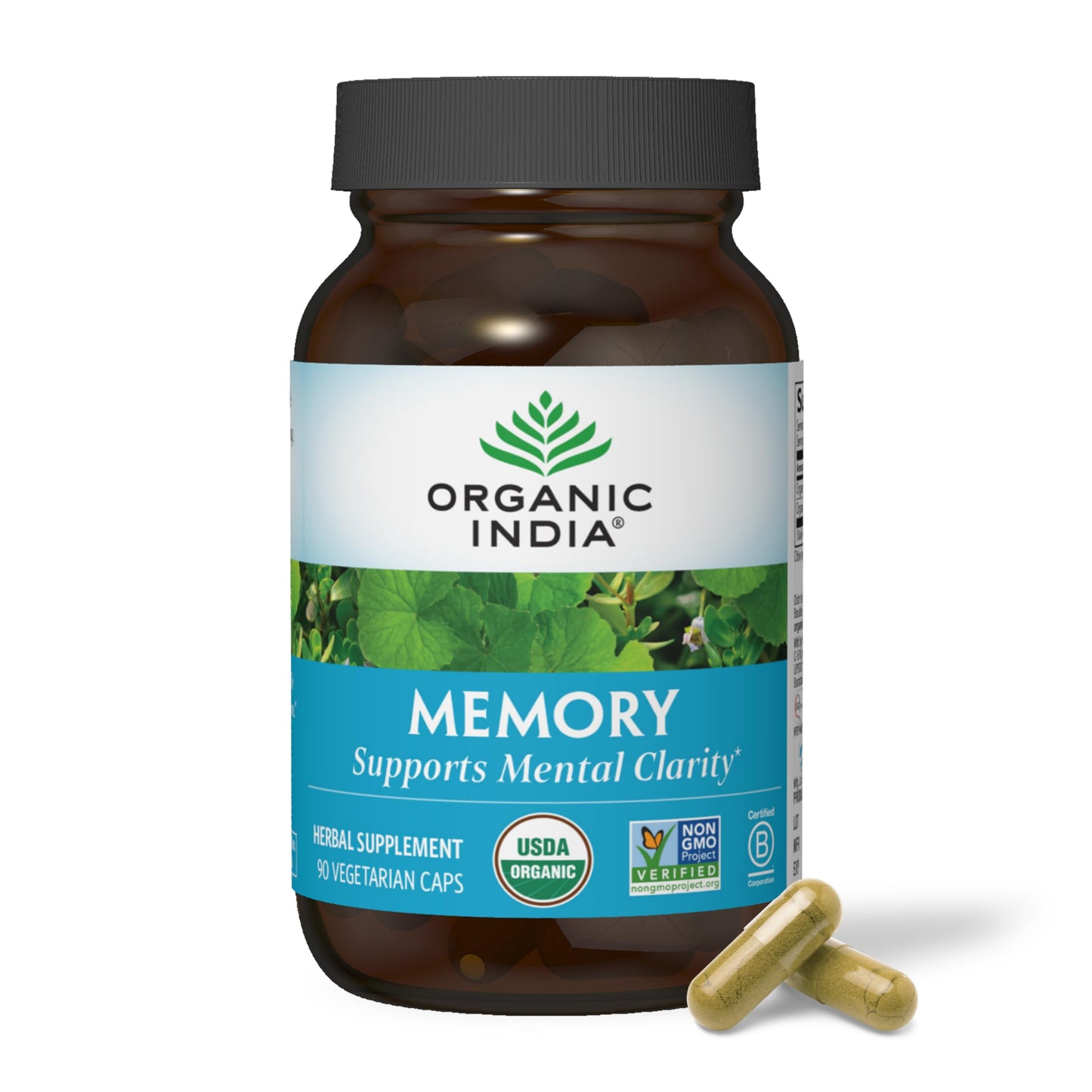 Organic India Memory Supplement, Mental Clarity - 1 Each - 90 VCAP