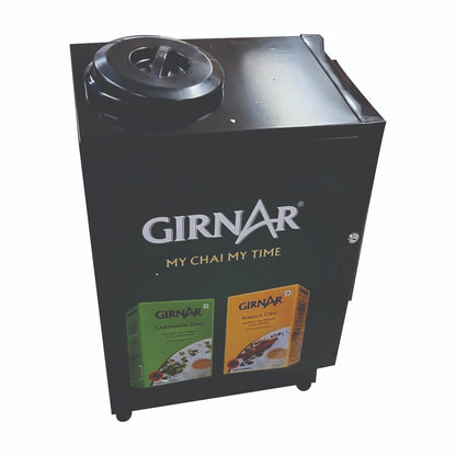 Girnar Instant Premix Based Tea Vending Machine | Pro Commercial Chai Maker with 3 Liters Hot Tank Capacity |No Milk Required 2 Lanes Tea Maker For Offices Homes Restaurants Hotels