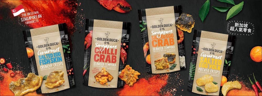 Golden Duck Salted Egg Fish Skin Crisps/ Potato Ridges/ Tempura (Mala Hot Pot Fragrant Mix 108g)