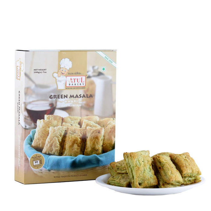 Atul Bakery Green Masala Khari 400 gm