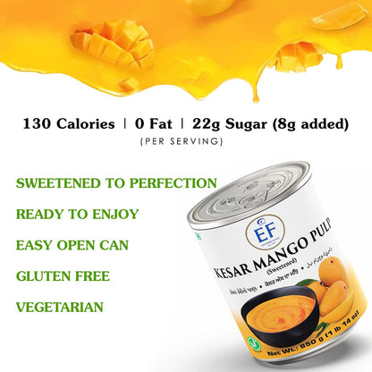 Eastern Feast - Kesar Mango Pulp (4 PACK), 30oz x 4