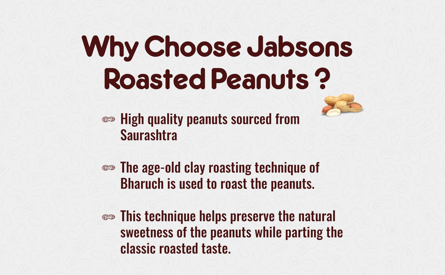 Jabsons Roasted Peanuts- Chilli Garlic 140 gms - Indian Snack