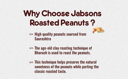 Jabsons Roasted Peanuts- Chilli Garlic 140 gms - Indian Snack