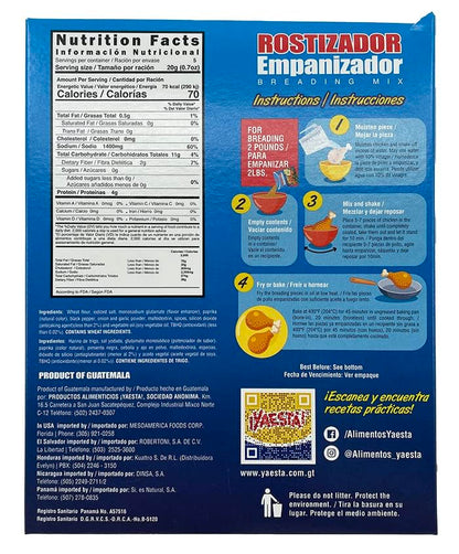 YAESTA - Rostizador Empanizador Crunchy - corn Flake bread seasoning 3.5oz (Pack of 3)