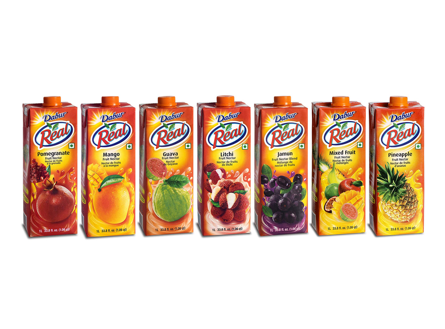 Dabur Real Mango Nectar 1 Ltr. [Pack of 3]