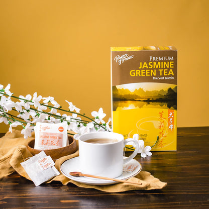 Prince of Peace Premium Jasmine Green Tea, 100 Tea Bags Premium Green Tea Bags Prince of Peace 100 Pack of Tea Bags Jasmine Tea Premium Tea Jasmine Green Tea
