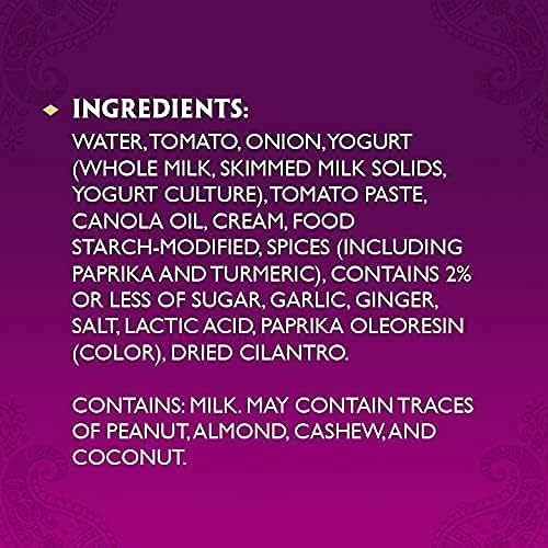 Patak's Tikka Masala Simmer Sauce - 15 Oz (Pack of 3) With Creamy Tomato, Onion, Cilantro, and Spices, No Artificial Flavors, Gluten Free, Vegetarian Friendly