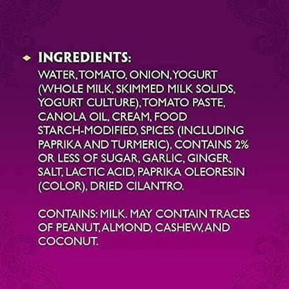 Patak's Tikka Masala Simmer Sauce - 15 Oz (Pack of 3) With Creamy Tomato, Onion, Cilantro, and Spices, No Artificial Flavors, Gluten Free, Vegetarian Friendly