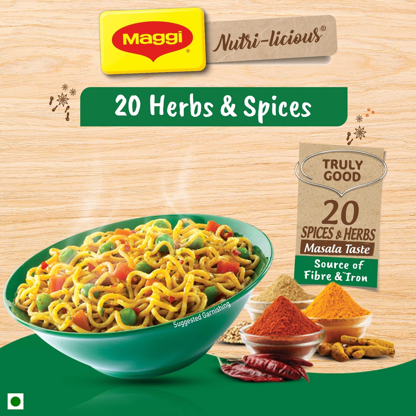 Maggi Masala instant noodles- VEg ATTA 290 gms - Vermicelli Noodles