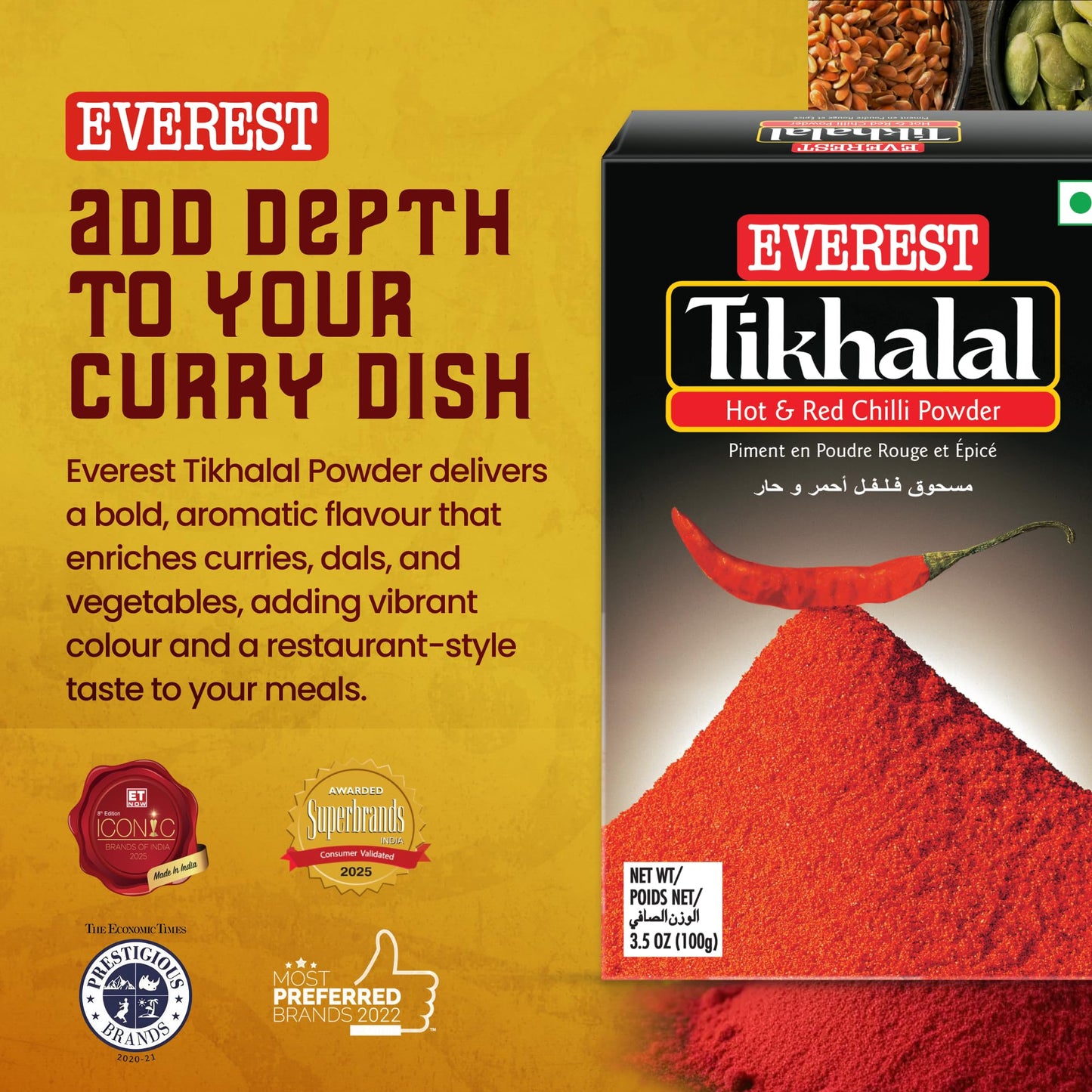 Everest Tikhalal-Chilli Powder 100g