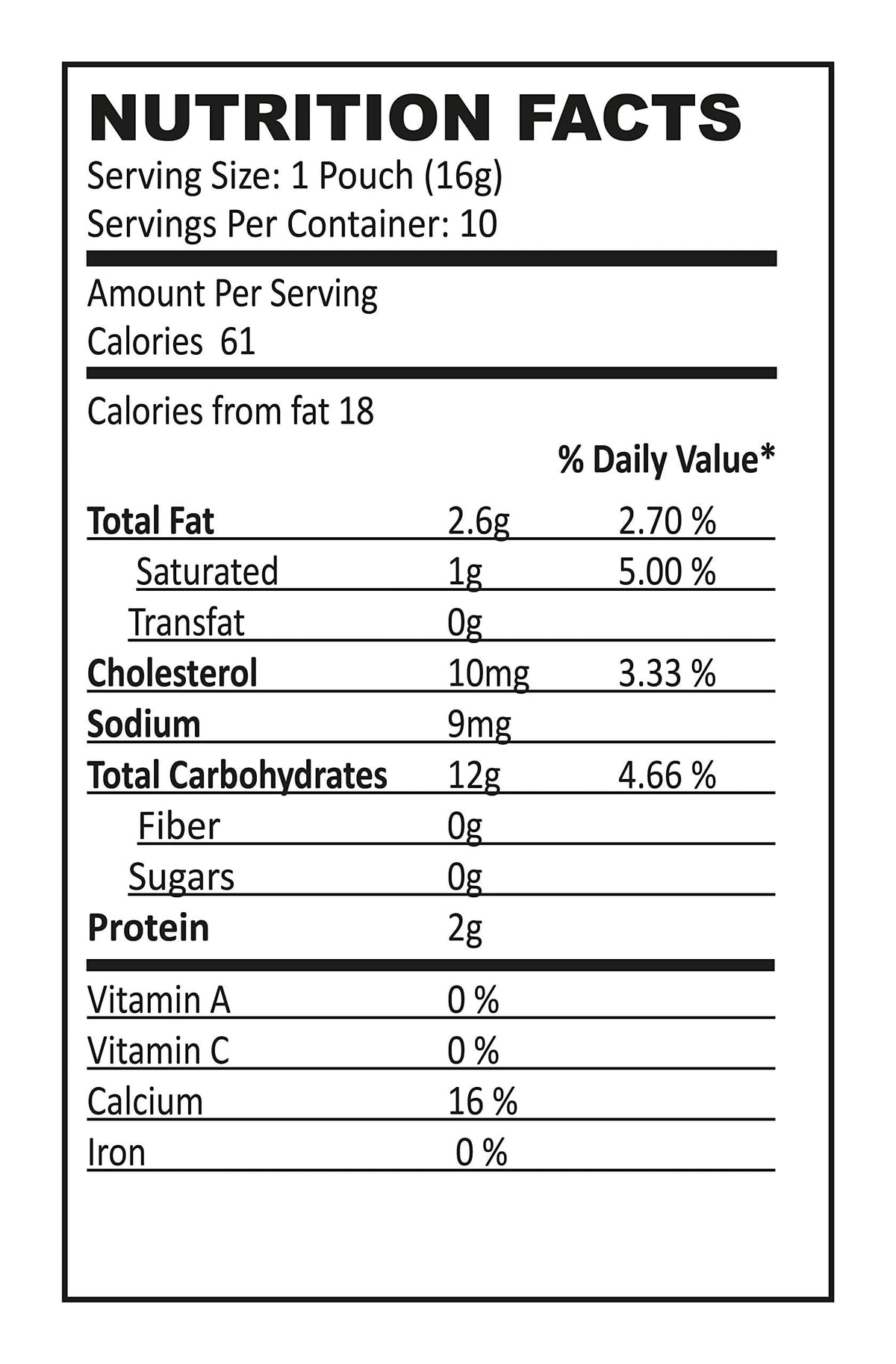 Quik Caf Unsweetened Madras Coffee - 10 Count - Indian Tea