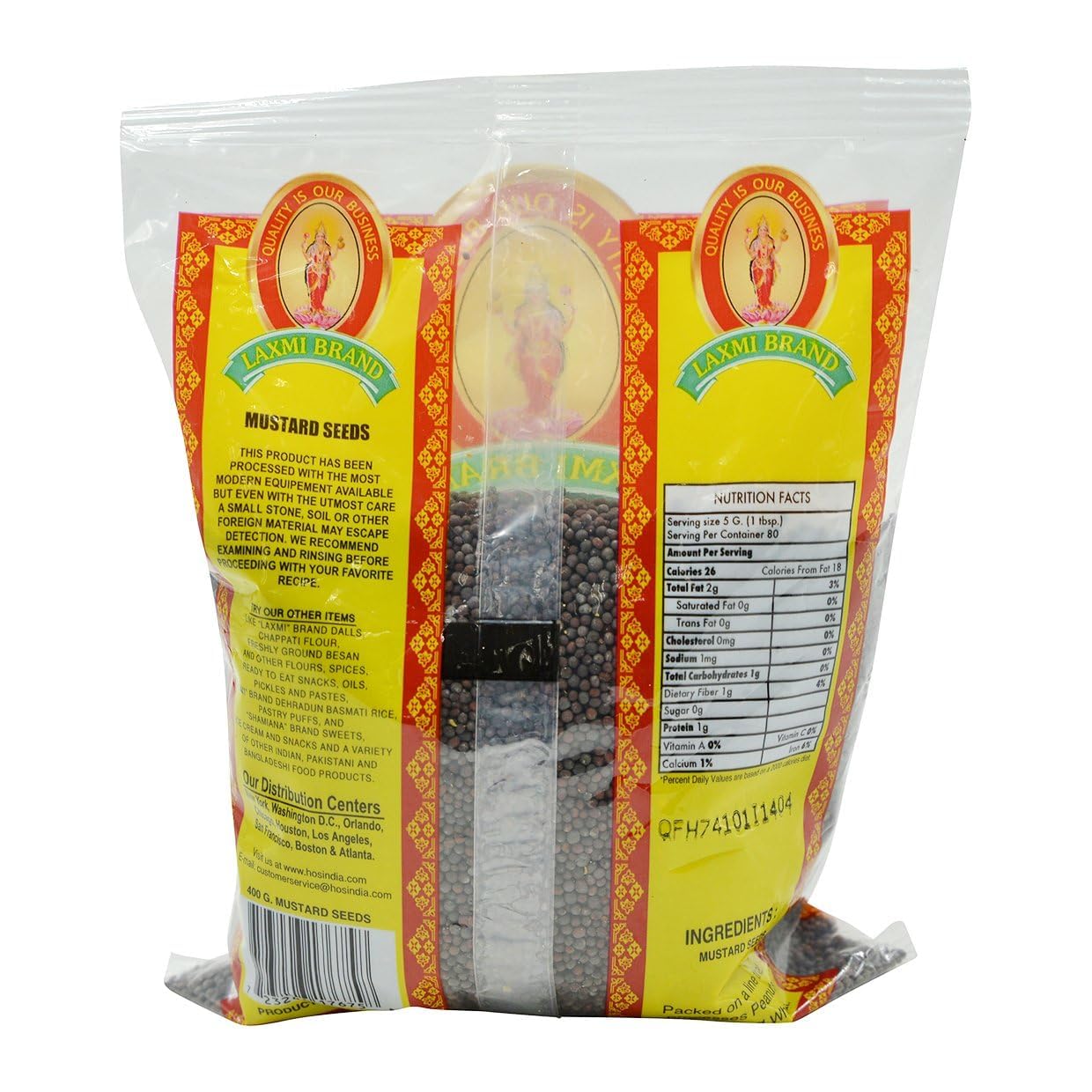 Laxmi Mustard Seeds 14 Oz - Food / Masala / Dal
