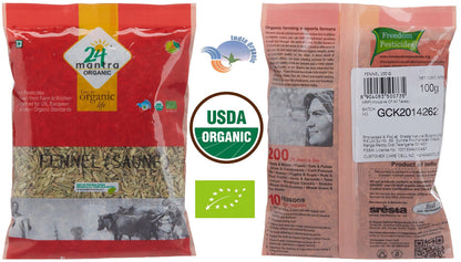 Organic Sambar Powder USDA Certified Organic EU Certified Organic Pesticides Free Adulteration Free Sodium Free - Pack of 4 X 3.5 Ounces (14 Ounces) - 24 Mantra Organic