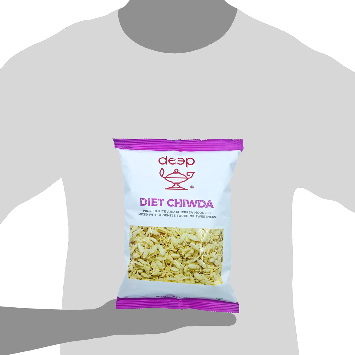 Deep Diet Chiwda Snacks - 100% Natural - 10 oz
