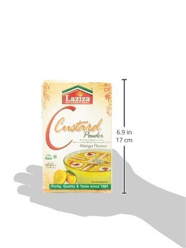 Laziza Mango Custard Powder, 300-Gram Boxes (Pack of 6)