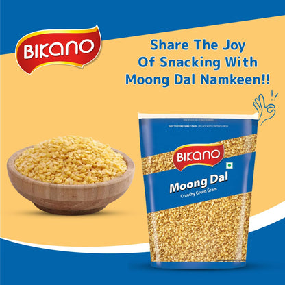 Bikano Moong Dal, Indian Namkeen (Plain, 35.2oz)