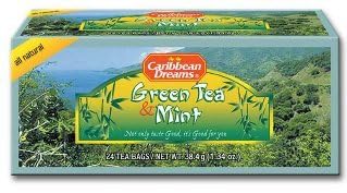 Caribbean Dreams Green Tea & Mint (Pack of 4)