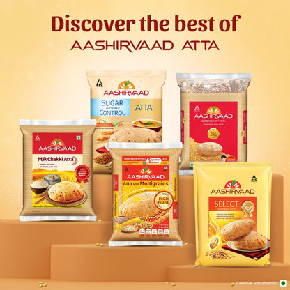 Ashirwad Atta With Multigrains 10 lbs