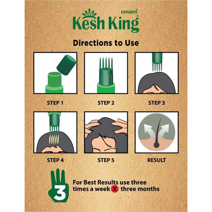 Kesh King Herbal Ayurvedic Hair Oil For Hair Growth 300ml - 1 Pack