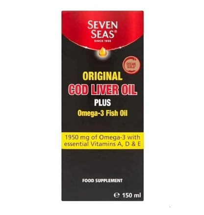 Seven Seas Orig Cod Liver Oil Plus Omega-3 Fish Oil 450ml