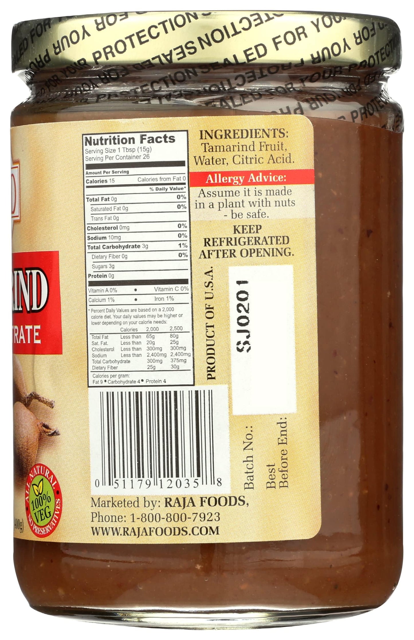 Swad Tamarind Concentrate 14 Oz - Tamarind