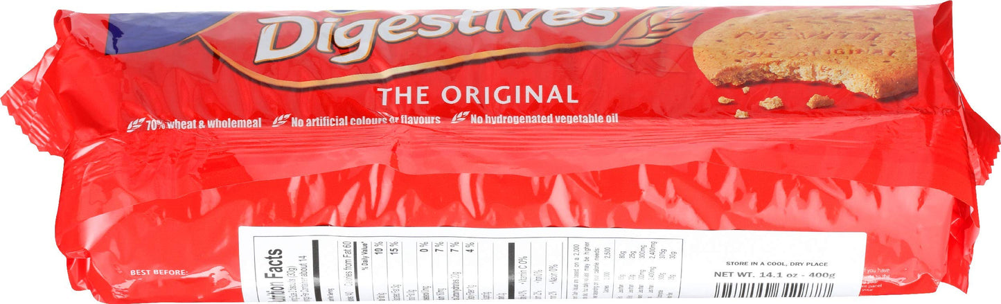 Mcvites Digestive Biscuits -original Wheat Biscuit 400 gms - Biscuits & Cookies
