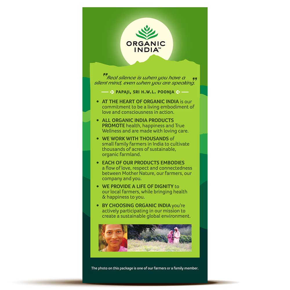 Tulsi Green-Organic India 18 infusion bags - Food / Masala / Dal