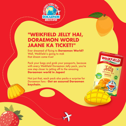 Weikfield Jelly Crystals - Pineapple, 90g