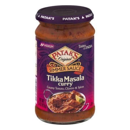 PACK OF 12 - Patak's Tastes Of India Simmer Sauce, Tikka Masala Curry, 15-Ounce