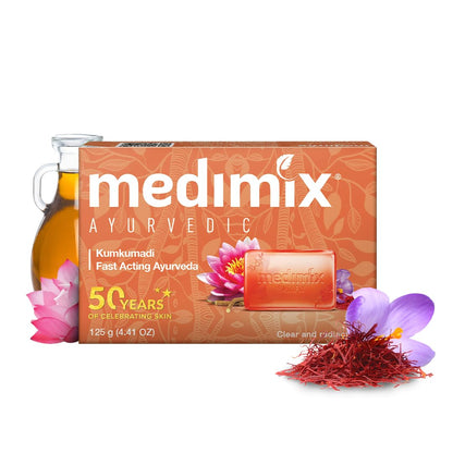Medimix Kumkumadi Soap 125gm - Bath & Shower