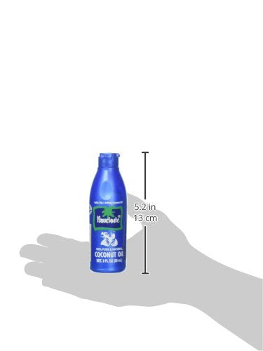 Parachute Coconut Oil 3 fl.oz. (89ml) - 100% Pure, Unrefined, Expeller Pressed