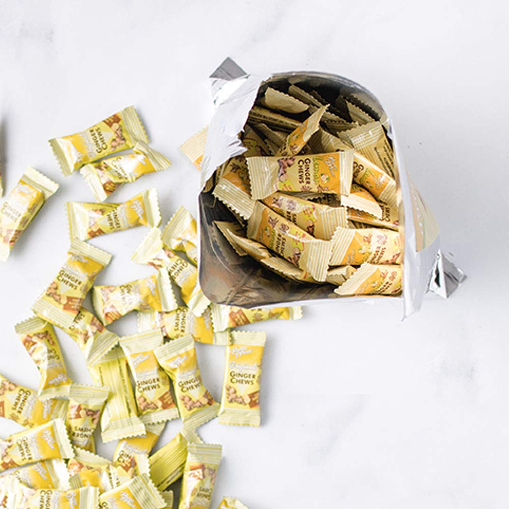 Prince of Peace Original Ginger Chews, 1 lb. Candied Ginger Candy Pack Ginger Chews Candy Natural Candy