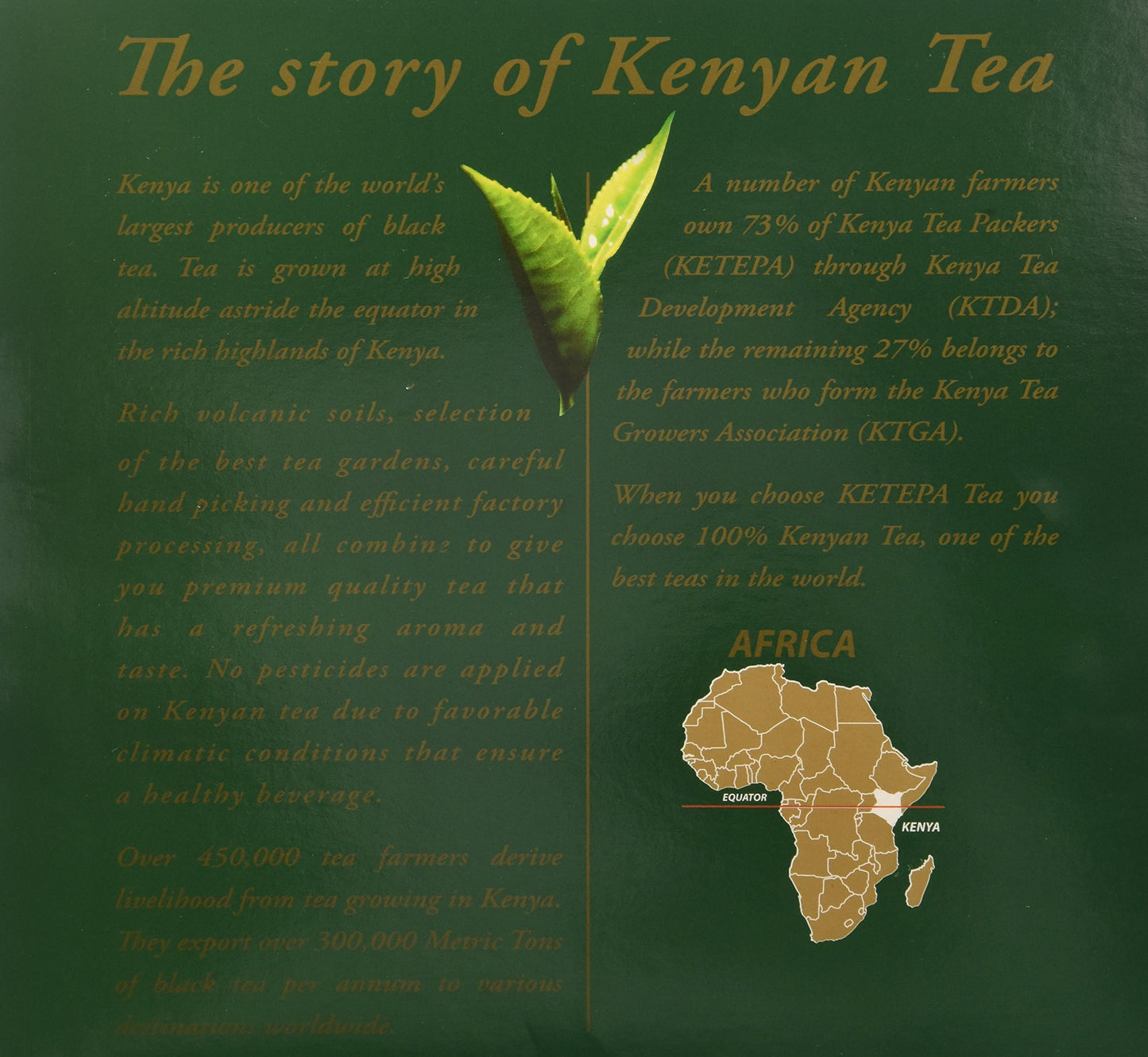 Safari Pure Kenya Teabags 100 teabags