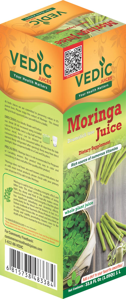 Vedic Moringa Juice | Rich Source of Numerous Vitamins 1L