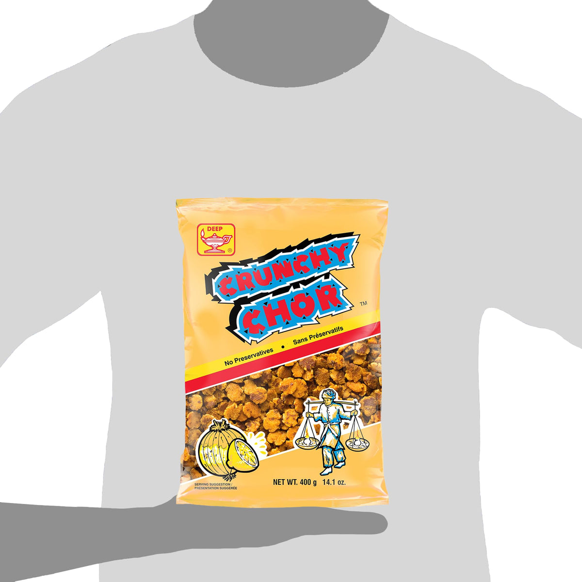 Deep Crunchy Chor - Home style Indian Namkeen - Ready to Eat Snacks - 14.1 oz