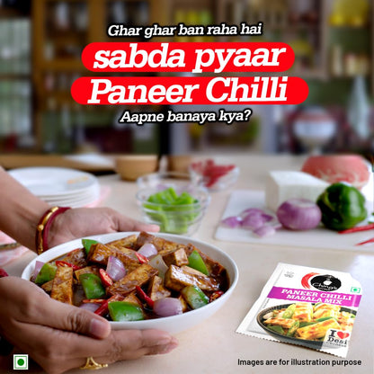 Ching's Secret Paneer Chilli Masala - 5 Single Use Pouch - 100 Gram
