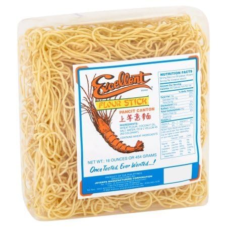 Excellent Pancit Canton Noodles, 16oz, 1 Pound (Pack of 1)
