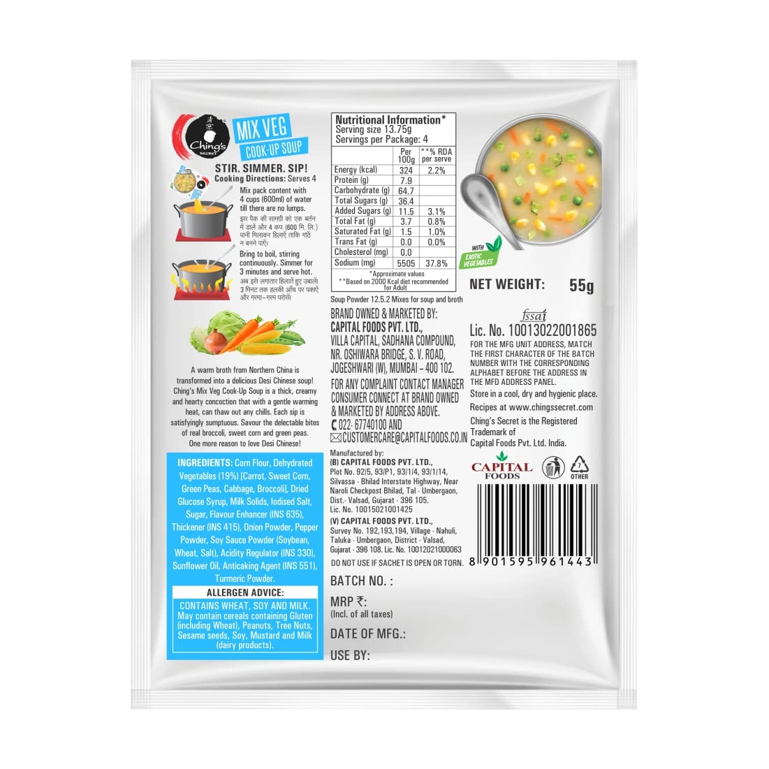 Ching's Mix Veg soup