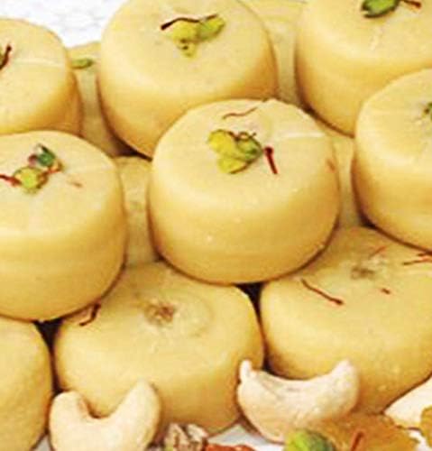Nanak Kaju Peda (Cashew Sweet) 312g 15pcs Indian Delicacy Sweets Gift Box for Diwali, Eid, Navratri, Holi, Rakhi