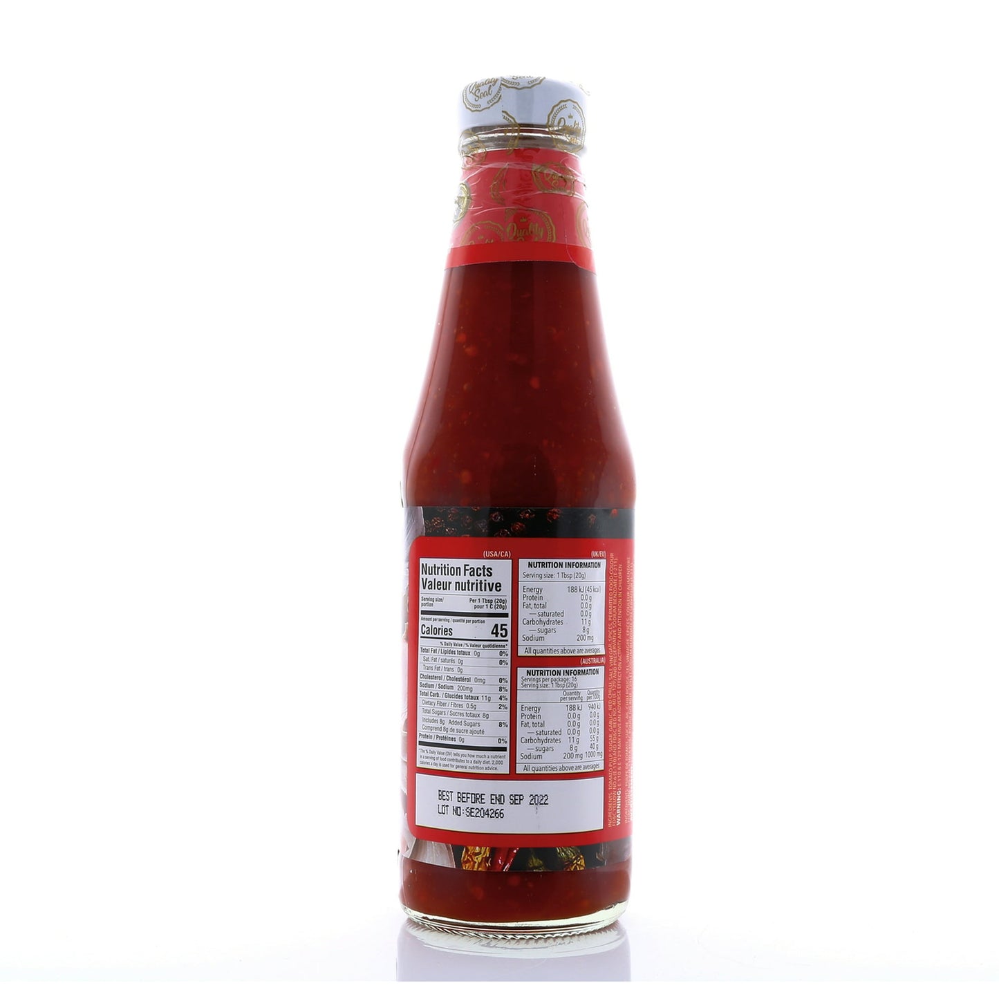 HEMANI Chili Garlic Sauce 11.6 OZ (330g) Chutney - Ready To Use - Delicious dipping sauce - Great for Chicken Wings, Pizza, Marinades, Fries, Veggies