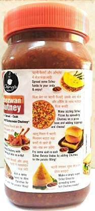 Chings Schezwan Chutney 1kg (Pack of 2) Spreading Chutney Spicy Dip with Starters Makes Your Food Tantalizing and Delicious