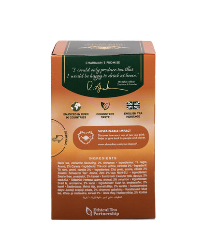 Ahmad Tea Black Tea, Cinnamon Haze Teabags, 20 ct (Pack of 6) - Caffeinated & Sugar-Free